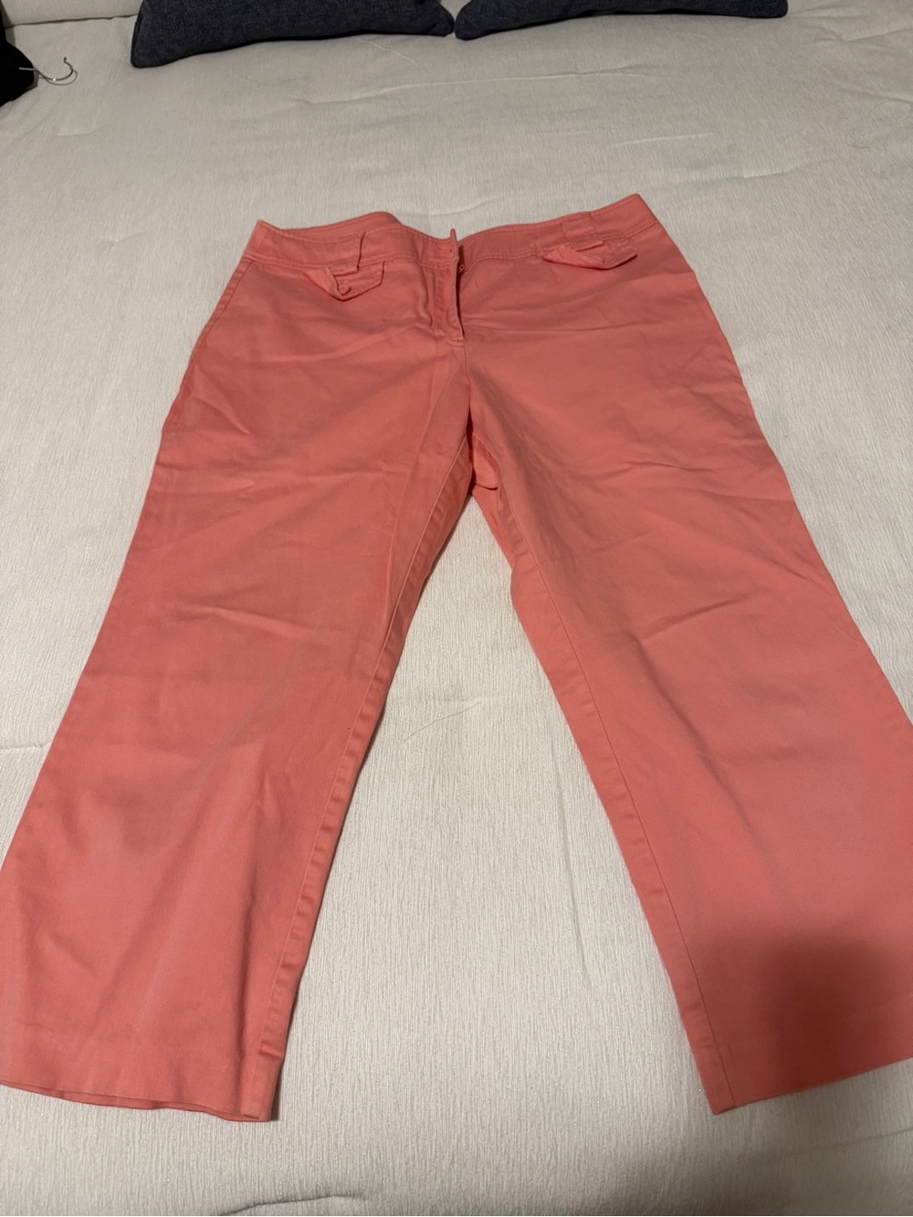 NY&Co Women’s Coral Wide-Leg Capri Pants